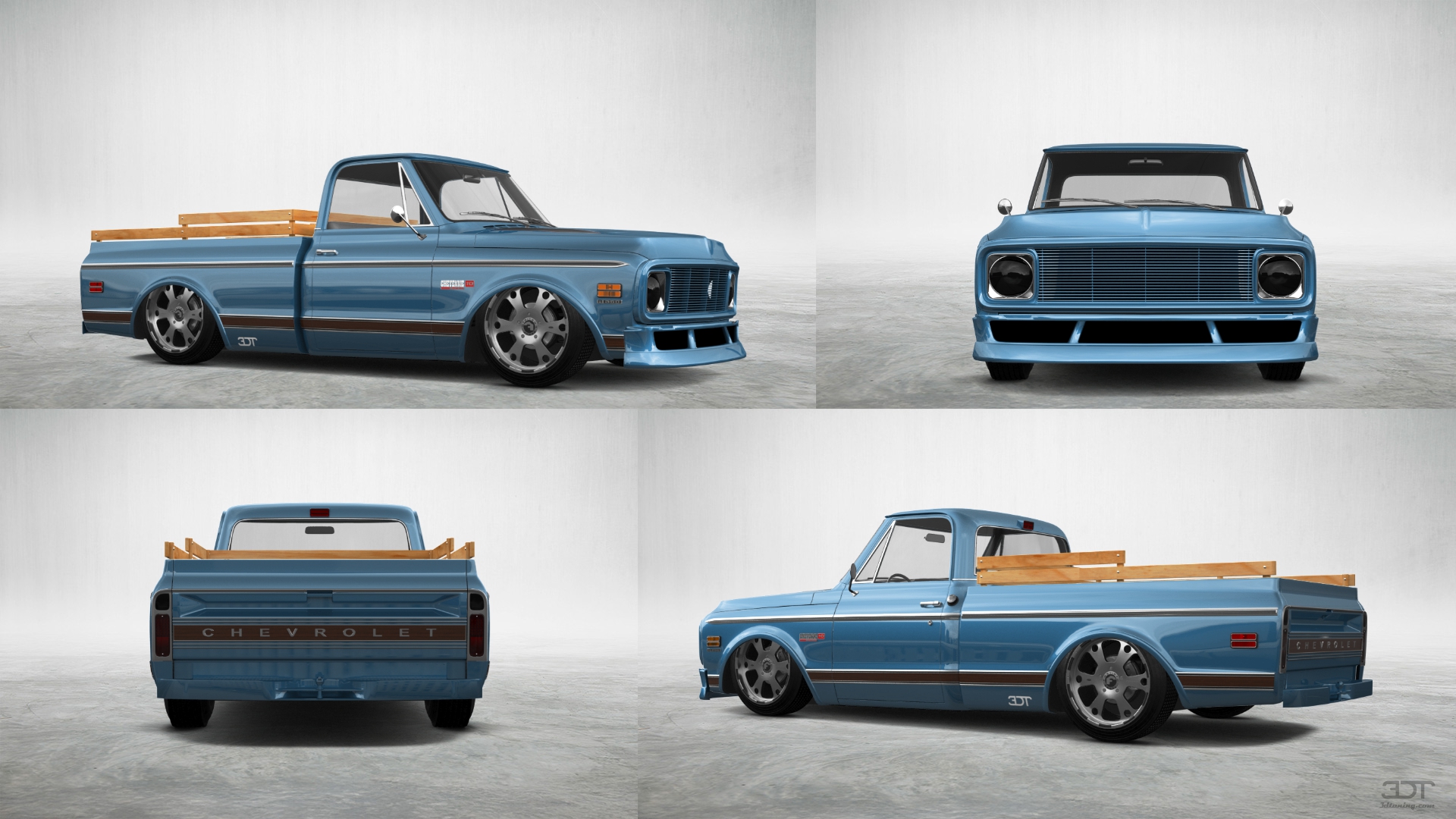 Chevrolet C-10 Cheyenne 2 Door pickup truck 1972 tuning