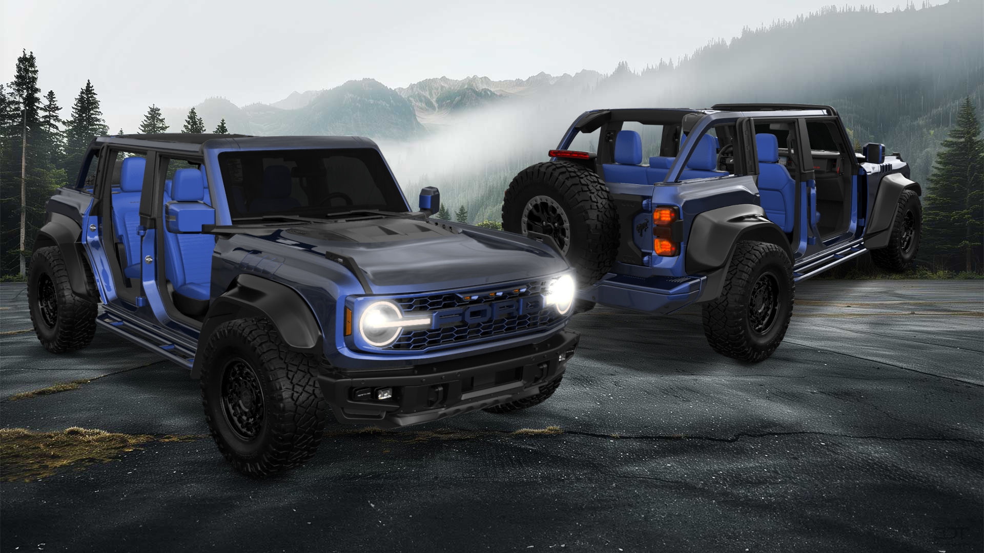 Ford Bronco Raptor 4 Door pickup truck 2022