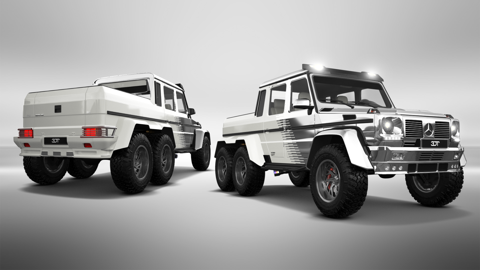 Mercedes G 63 AMG 6x6 4 Door pickup truck 2013