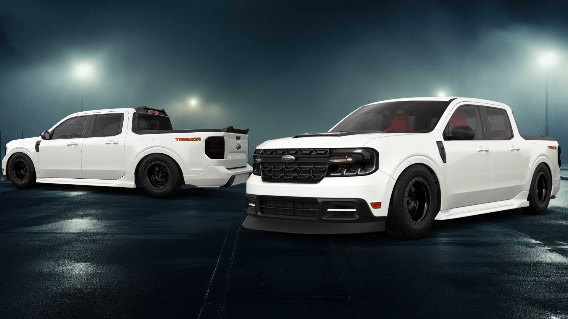 Ford Maverick 4 Door pickup truck 2022 tuning