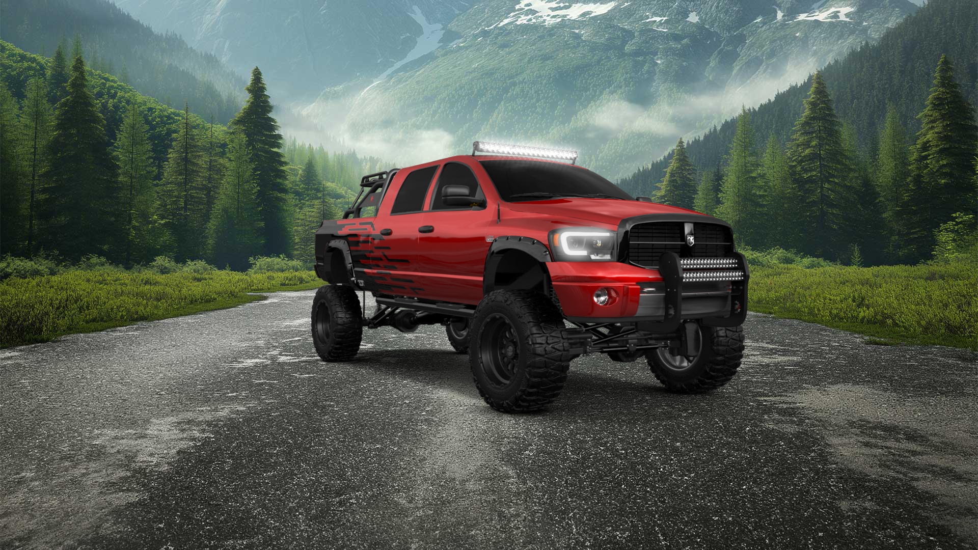 Dodge Ram 2500 4 Door pickup truck 2007