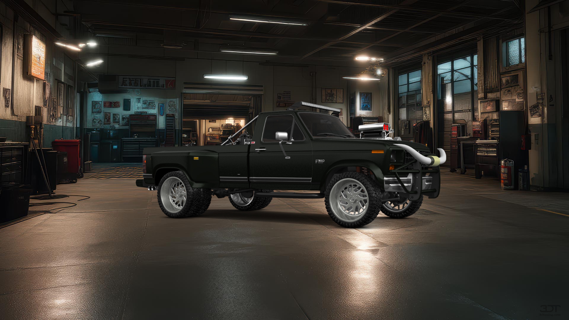 Ford F-350 Dually Regular Cab 2 Door pickup truck 1980 tuning