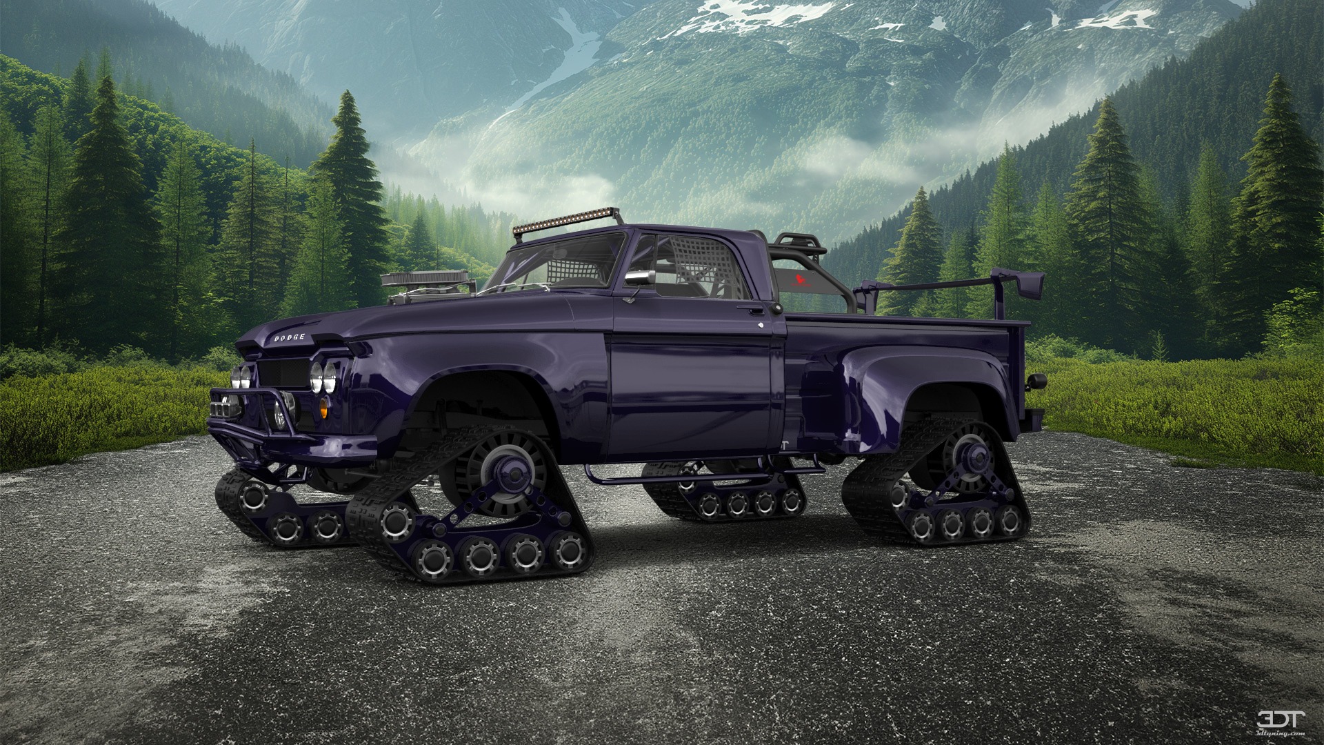 Dodge D-100 Stepside 2 Door pickup truck 1961
