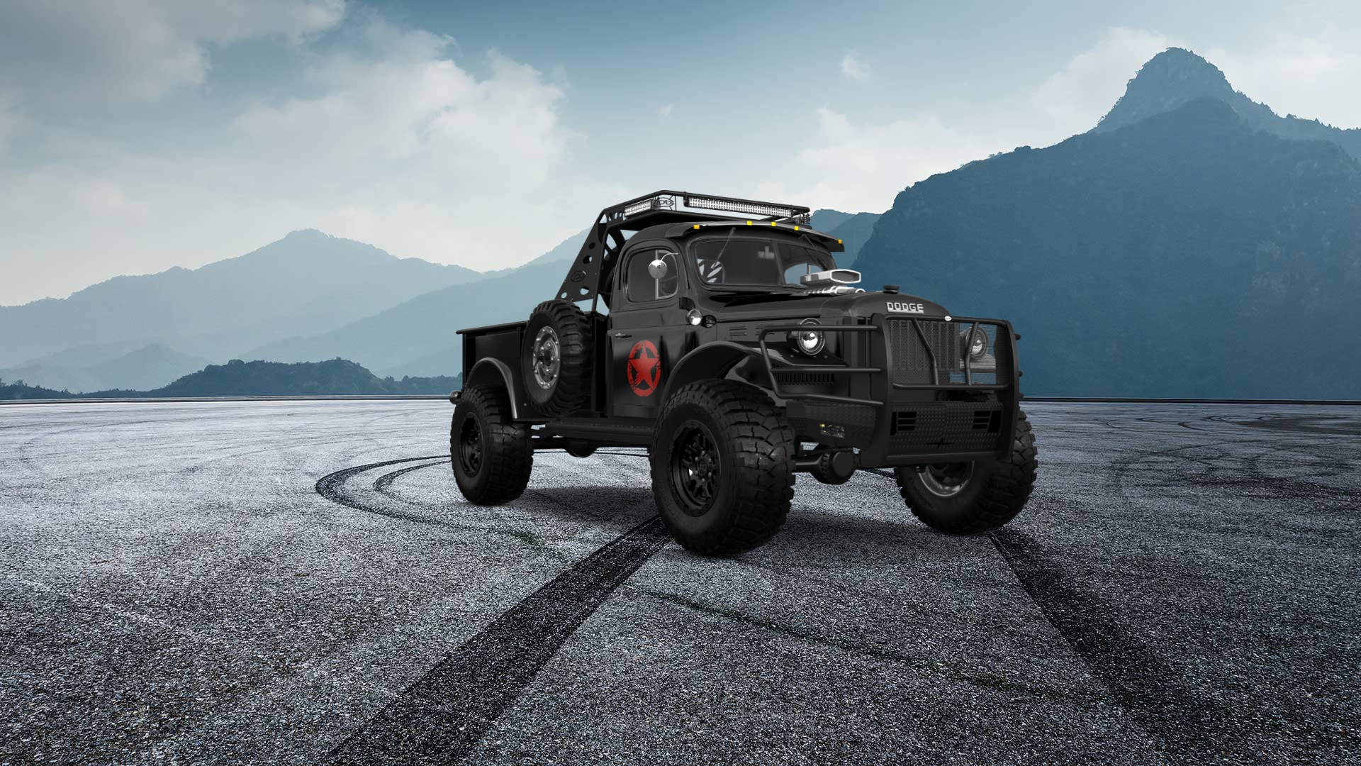 Dodge Power Wagon 2 Door pickup truck 1947 tuning