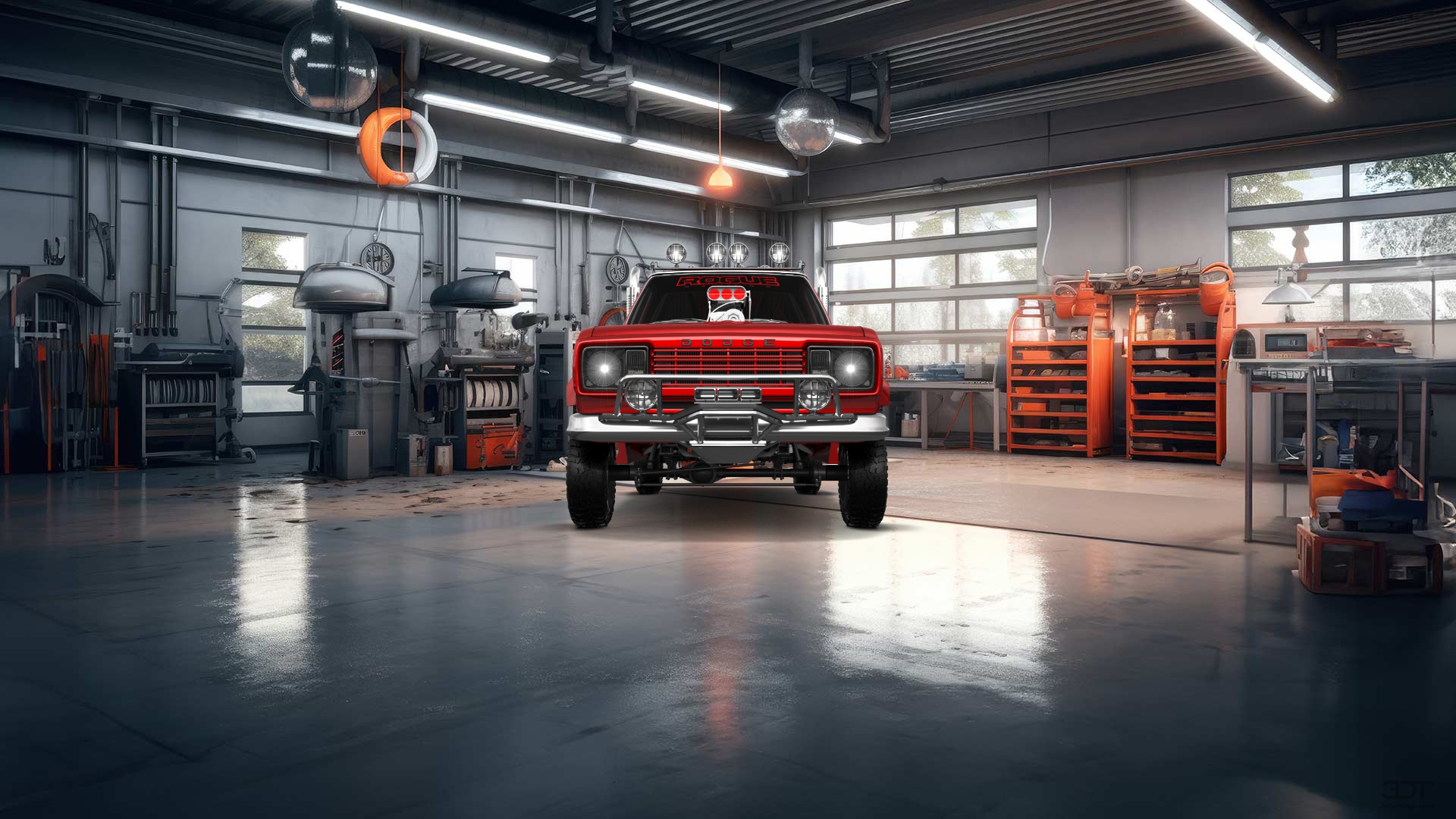 Dodge Lil Red Express 2 Door pickup truck 1978 tuning