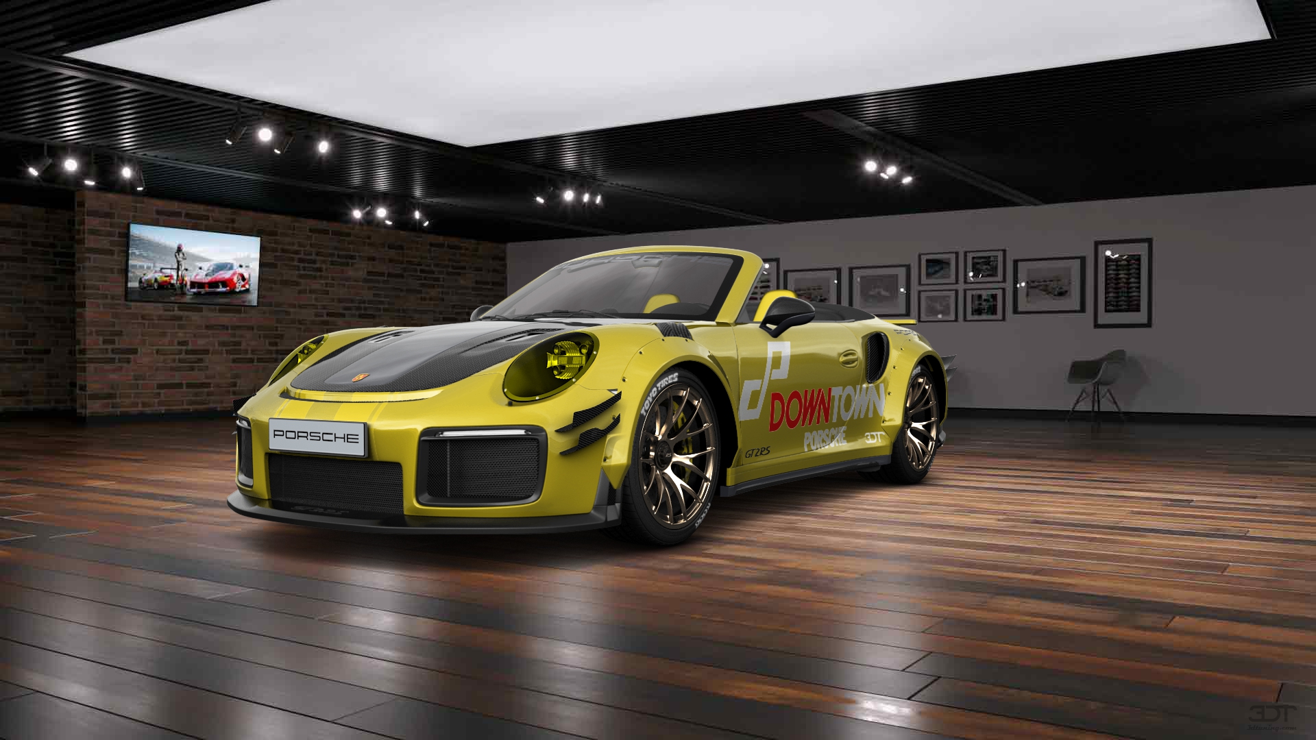 Porsche 911 Turbo S 2 Door Convertible 2014 tuning