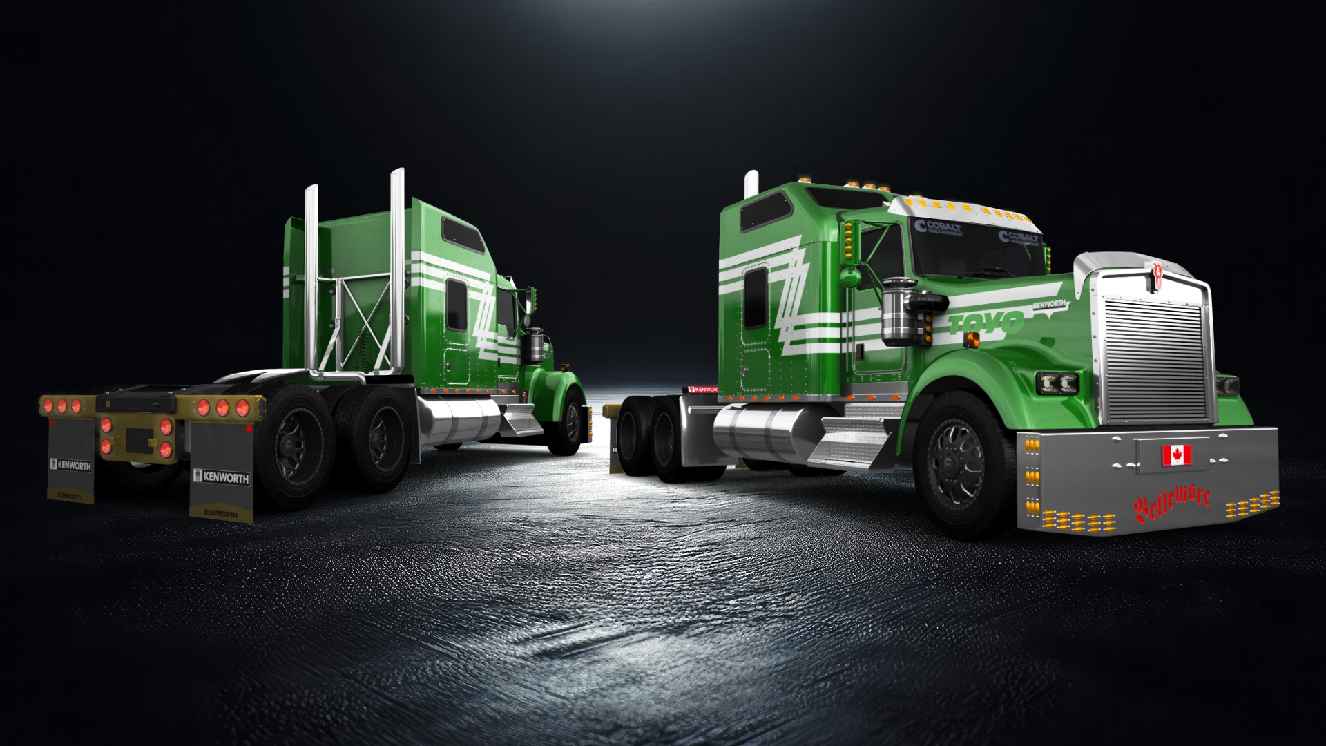 Kenworth W900 Sleeper Cab Truck 2015