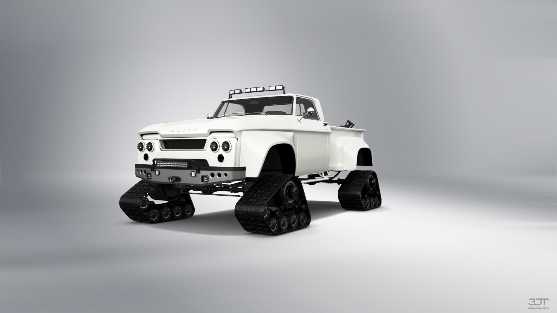 Dodge D-100 Stepside 2 Door pickup truck 1961 tuning