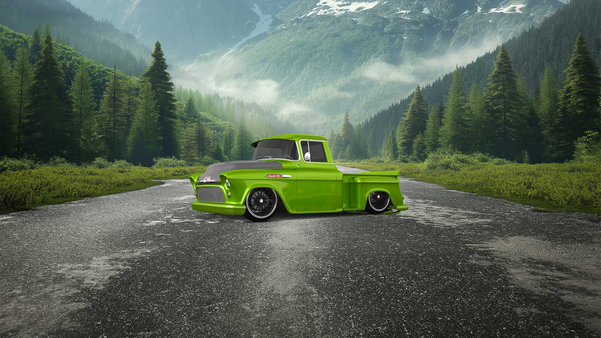 Chevrolet 3100 2 Door pickup truck 1955 tuning