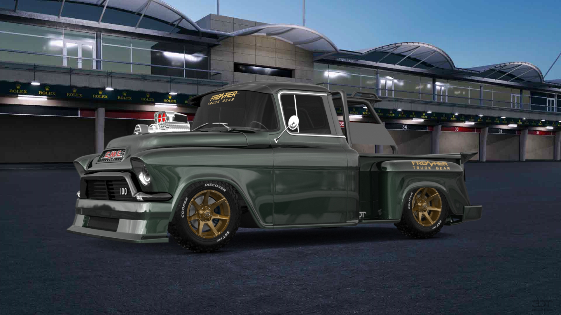 GMC 100 Stepside 2 Door pickup truck 1957