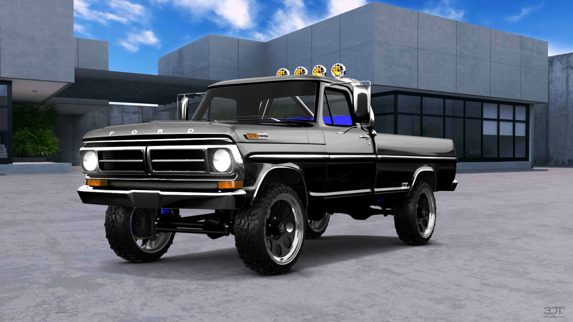 Ford F-250 2 Door pickup truck 1971