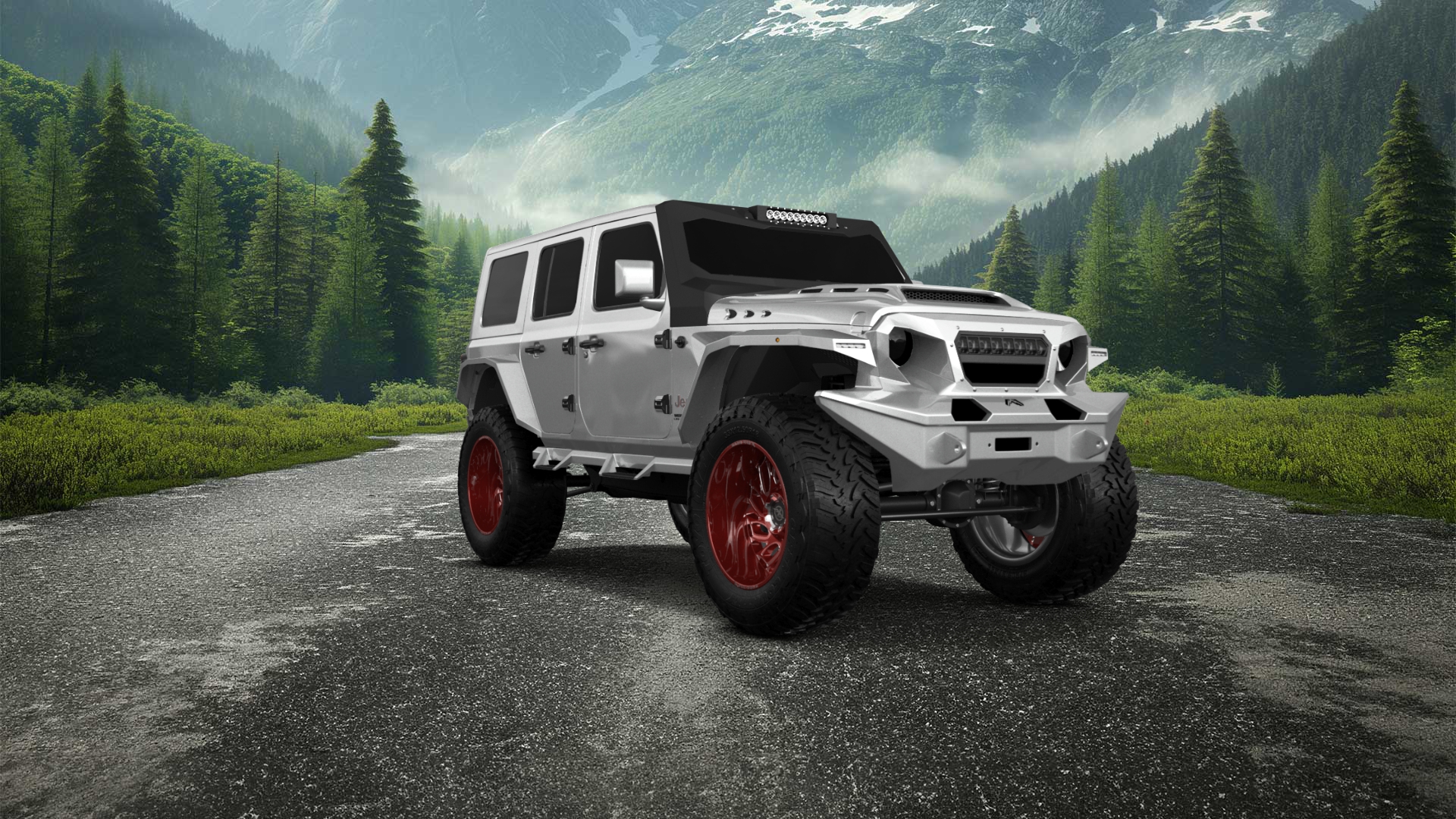 Jeep Wrangler Rubicon JL 4 Door SUV 2017 tuning