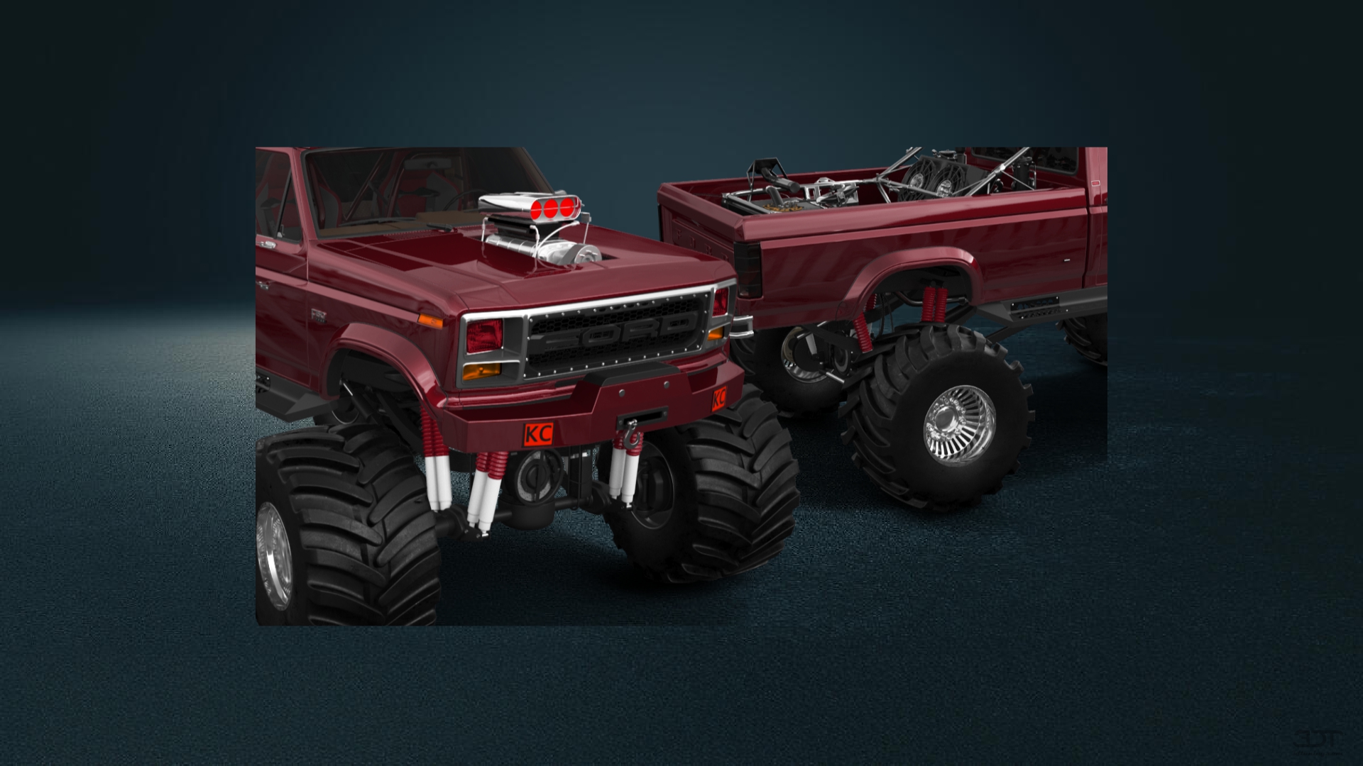 Ford F-150 2 Door pickup truck 1986 tuning