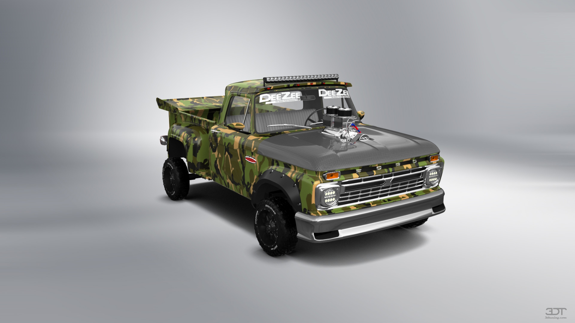 Ford F-100 Flareside 2 Door pickup truck 1961 tuning