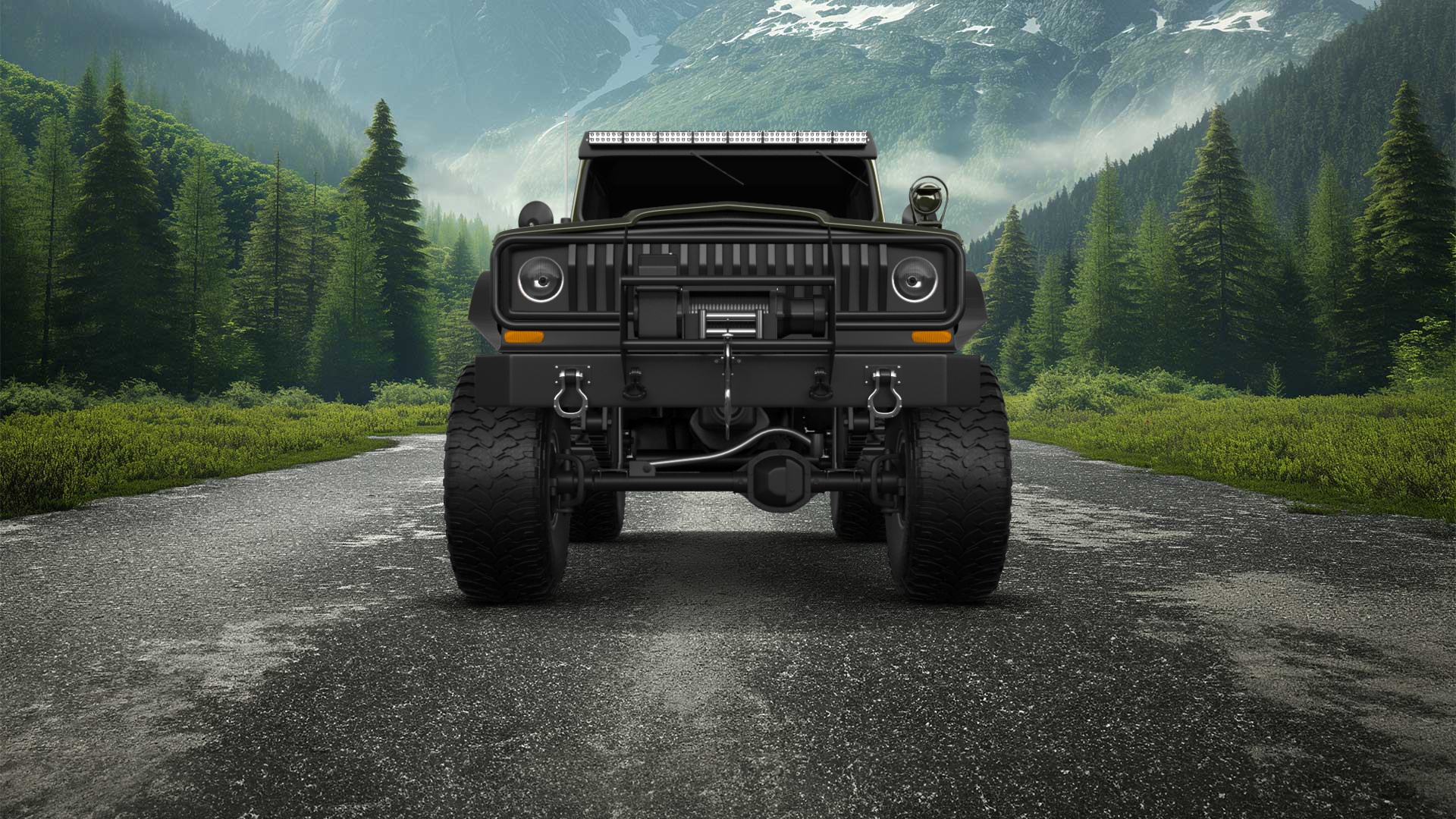 Jeep Kaiser M715 2 Door pickup truck 1968 tuning