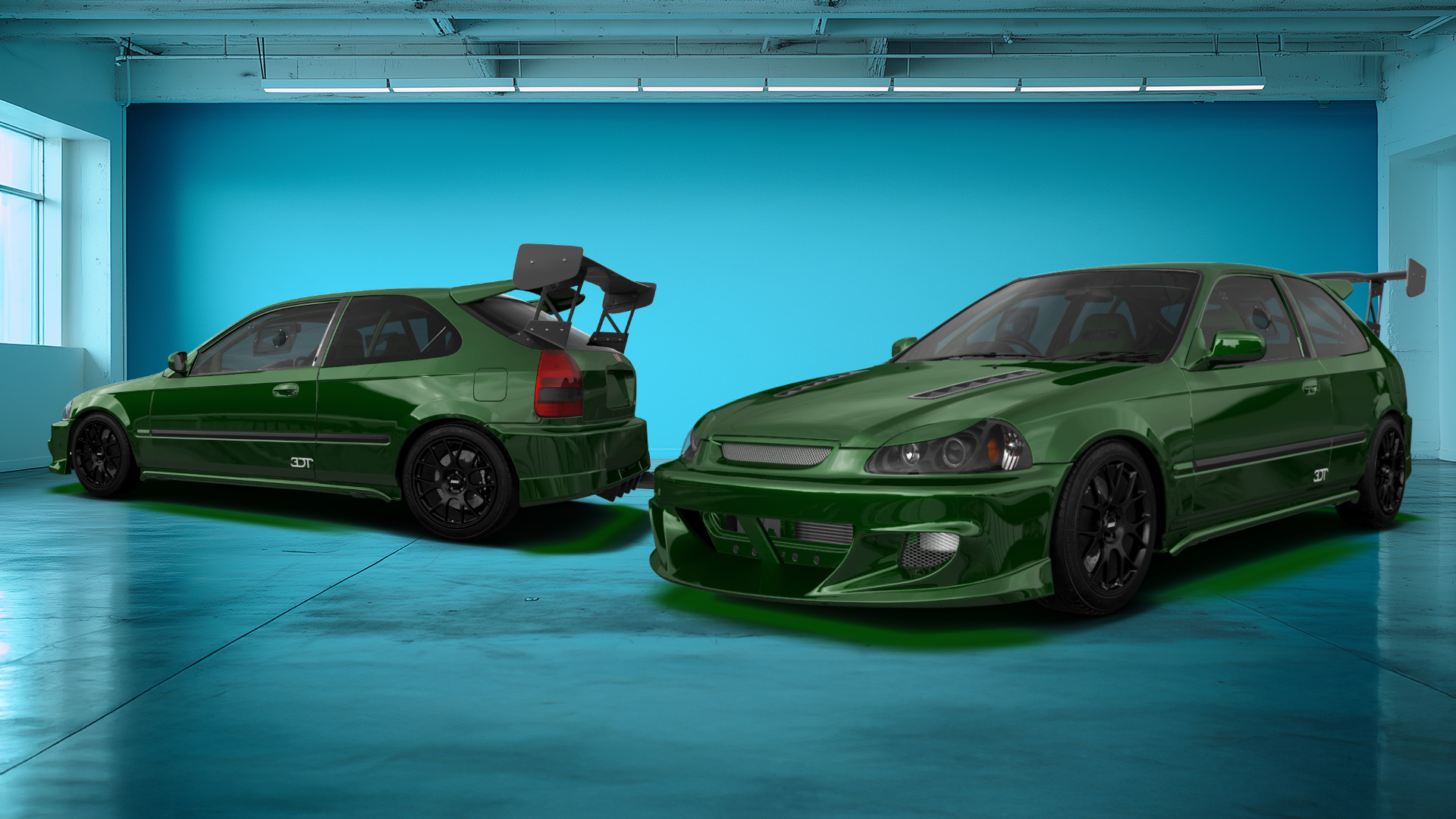 Honda Civic 3 Door Hatchback 1997 tuning