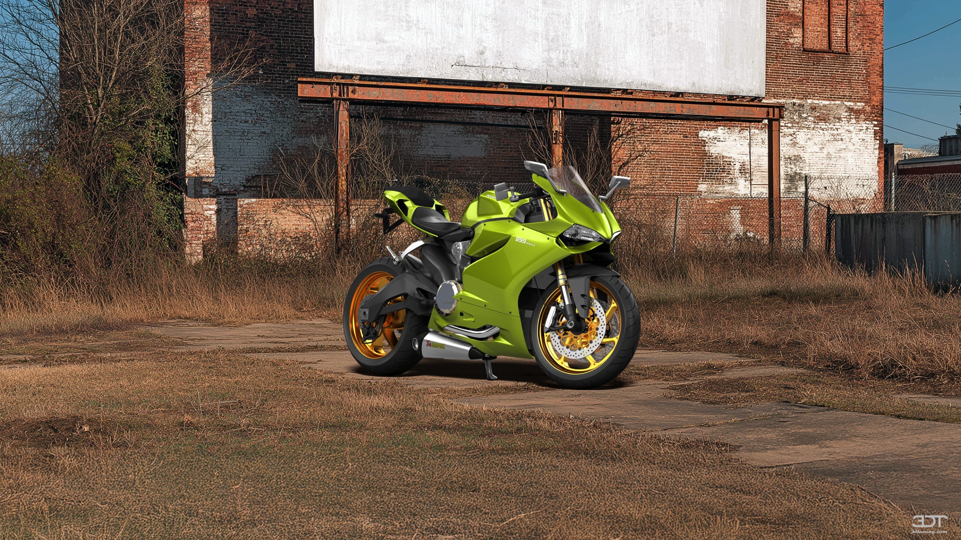 Ducati 899 Panigale Sport Bike 2015 tuning