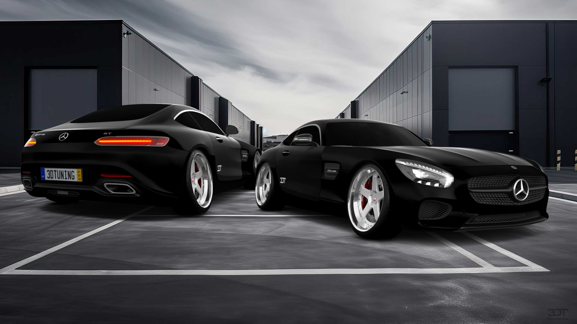 Mercedes AMG GT 2 door fastback coupe 2015 tuning