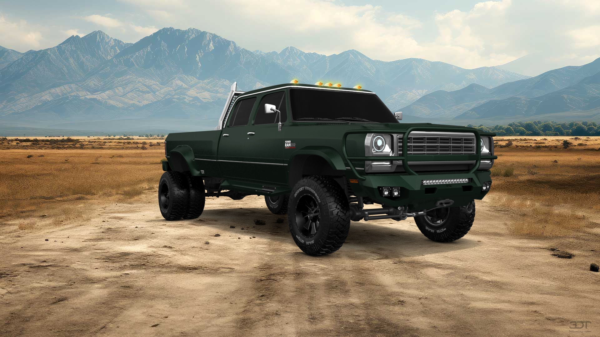 Dodge Ram 350 4 Door pickup truck 1991 tuning