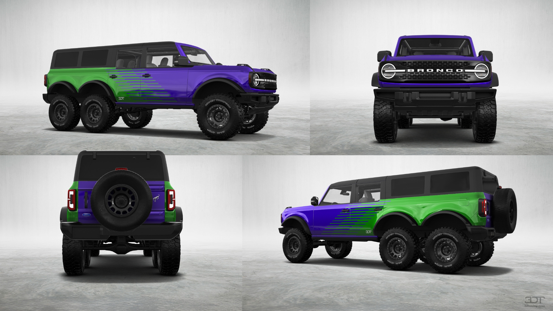 Ford Bronco 6X6 4 Door pickup truck 2021 tuning