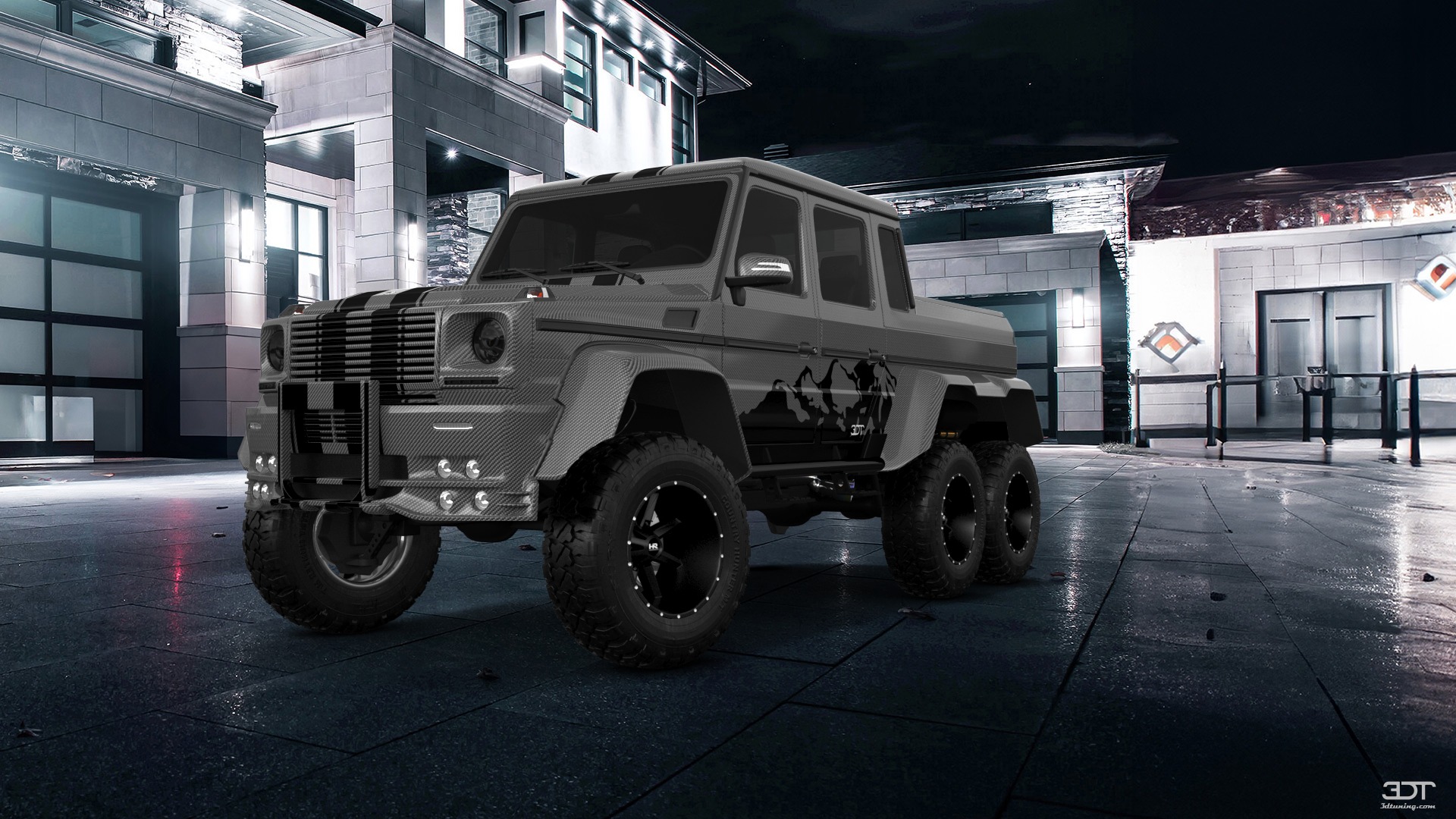 Mercedes G 63 AMG 6x6 4 Door pickup truck 2013 tuning