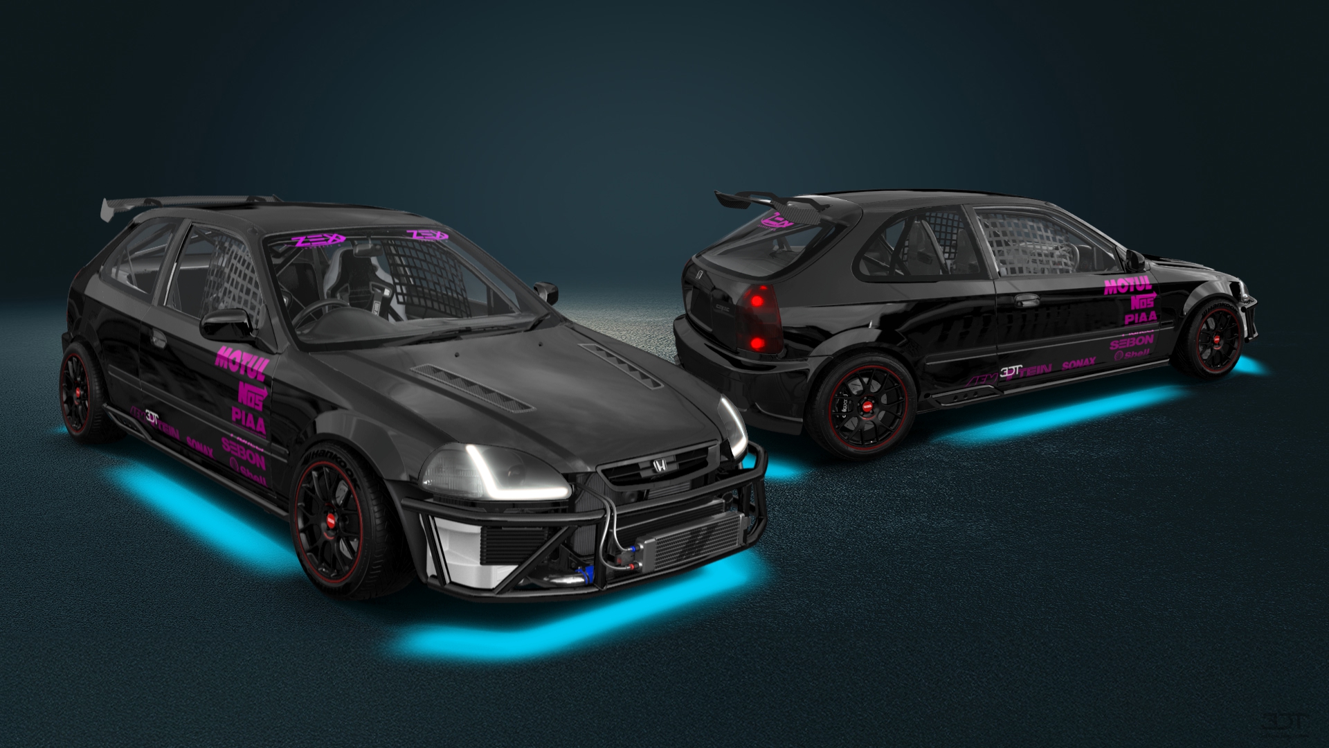 Honda Civic 3 Door Hatchback 1997 tuning