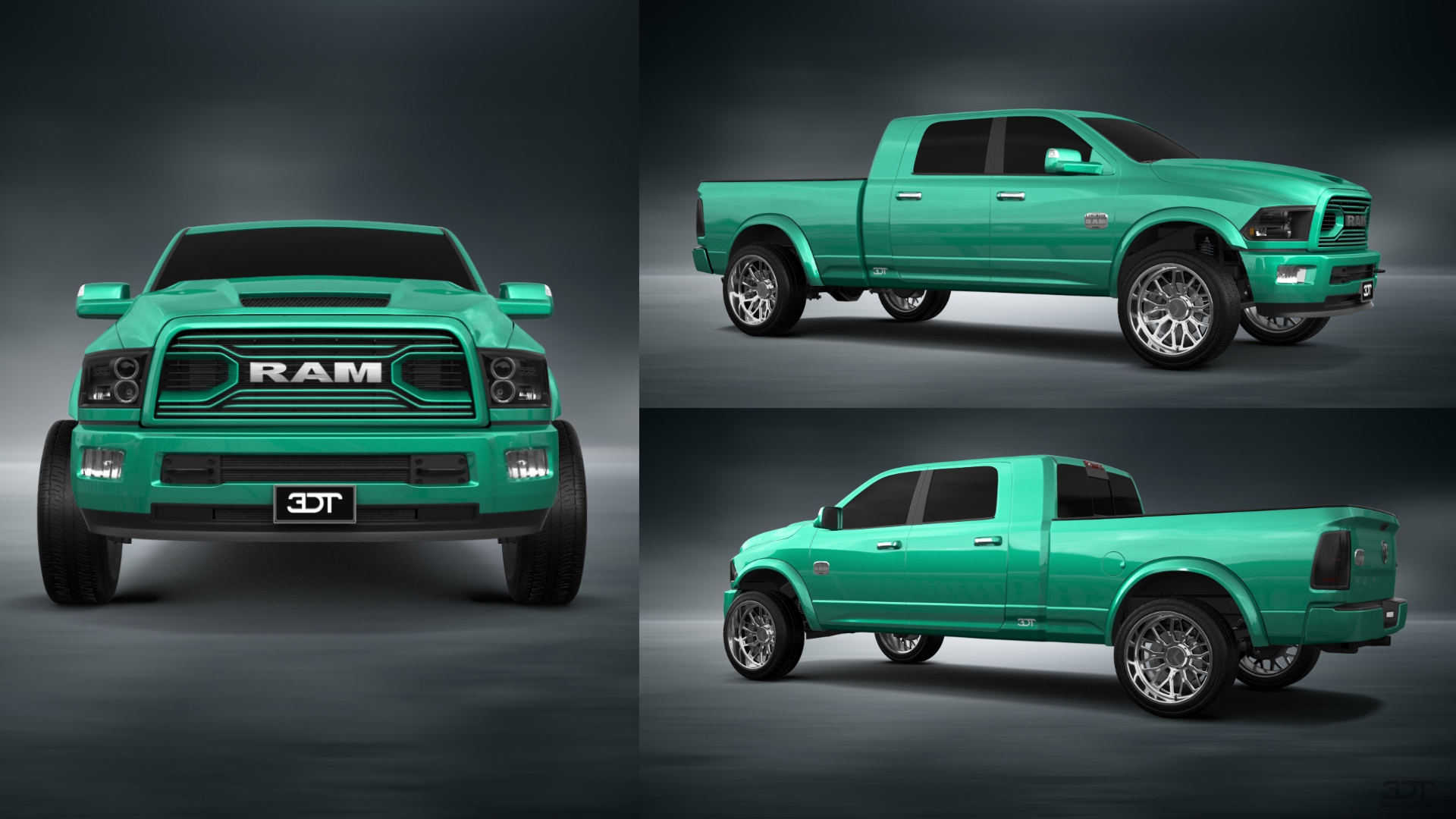 Dodge Ram 2500 Mega Cab 6.4 ft box 4 Door pickup truck 2010