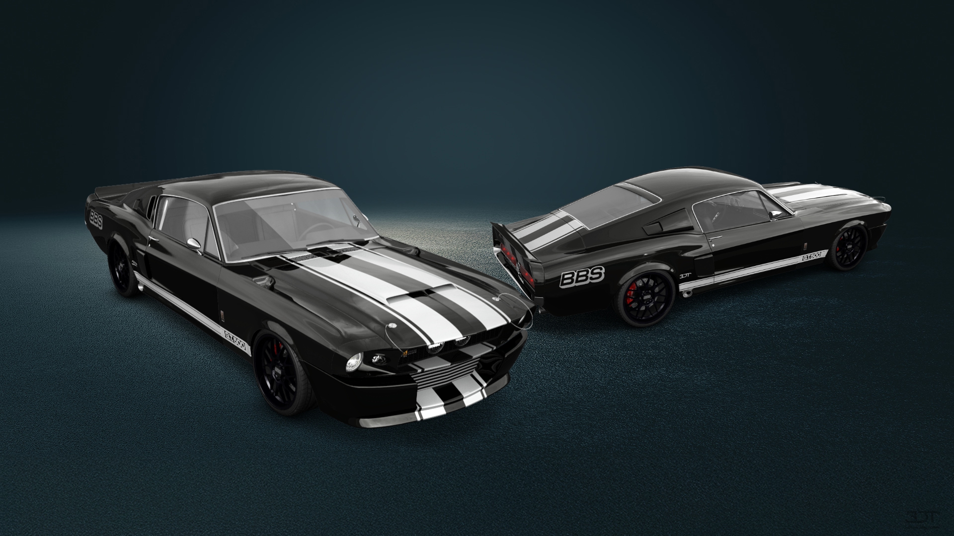 Mustang GT500 2 Door Coupe 1968 tuning