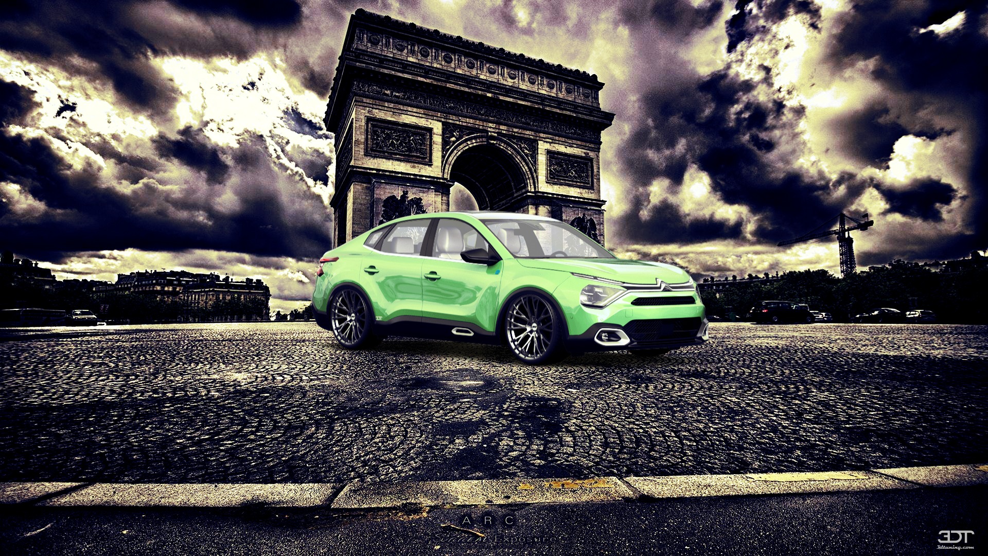 Citroen C4X 4 door fastback saloon 2022 Imágenes