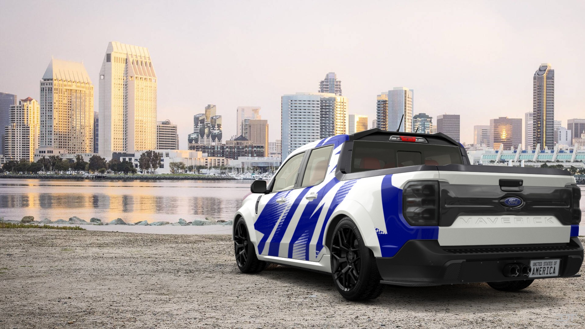 Ford Maverick 4 Door pickup truck 2022 tuning