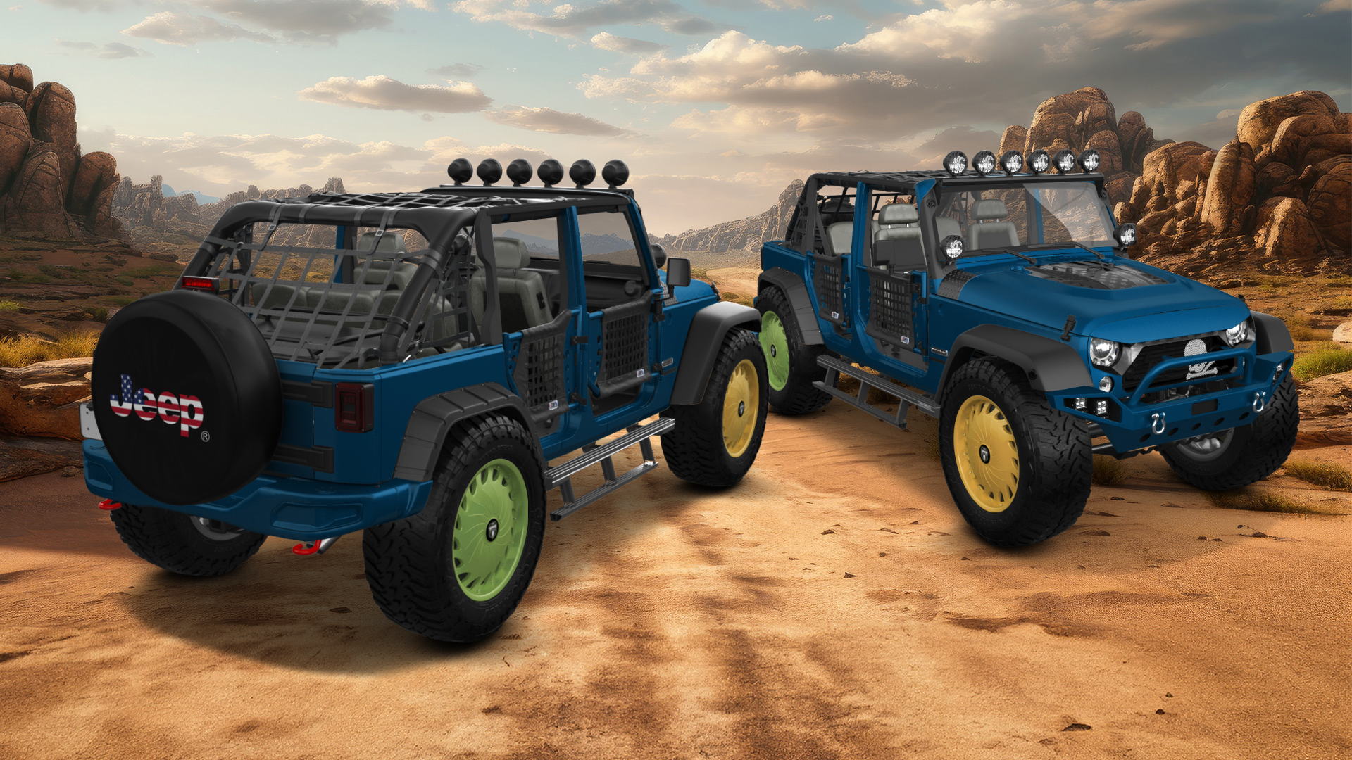 Jeep Wrangler Unlimited JK Rubicon Recon 4 Door SUV 2017 tuning