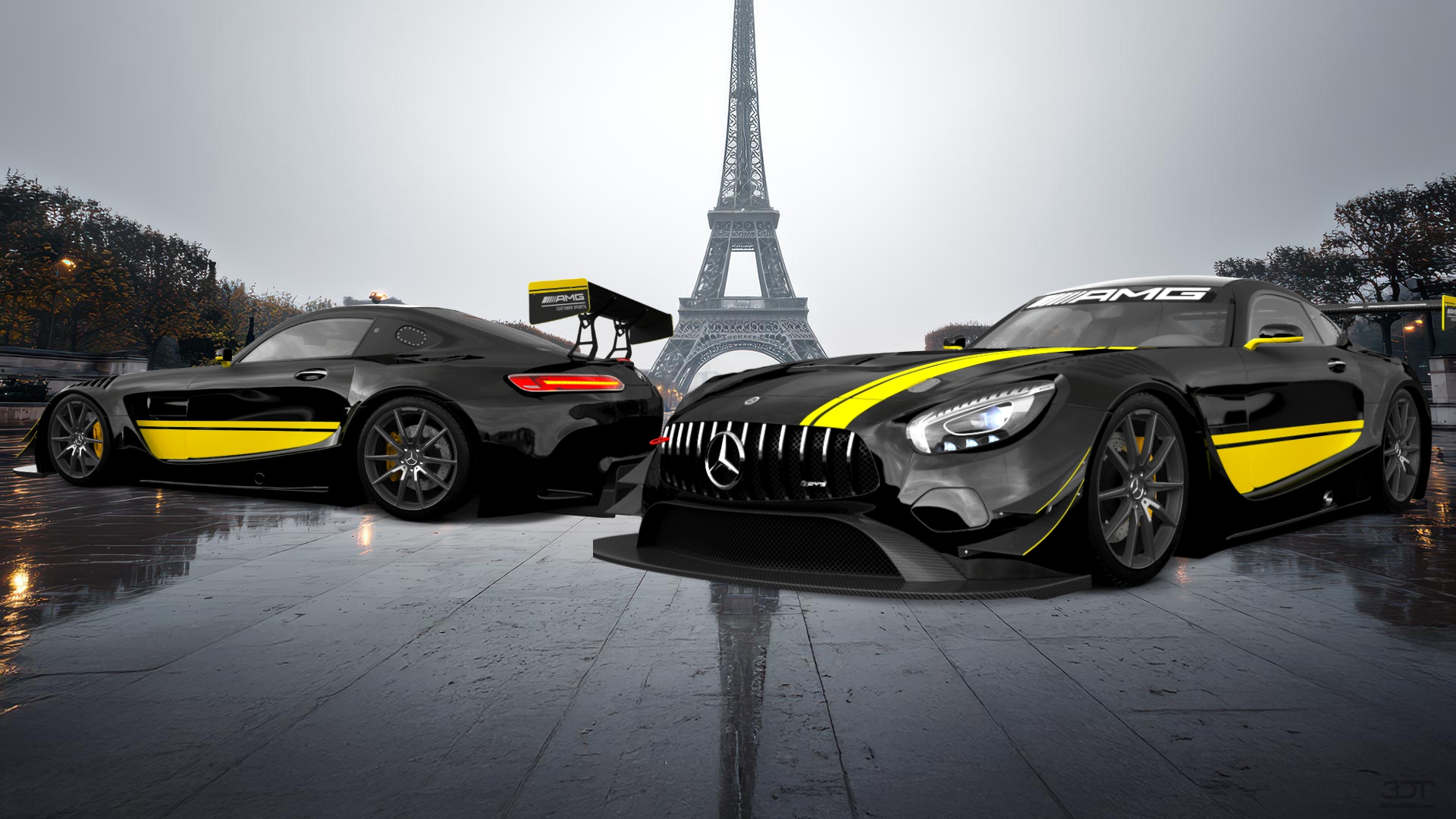 Mercedes AMG GT 2 door fastback coupe 2015