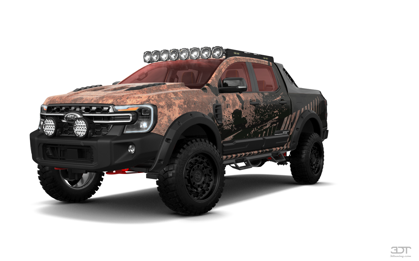Tuning Ford Ranger 4 Door pickup truck 2022