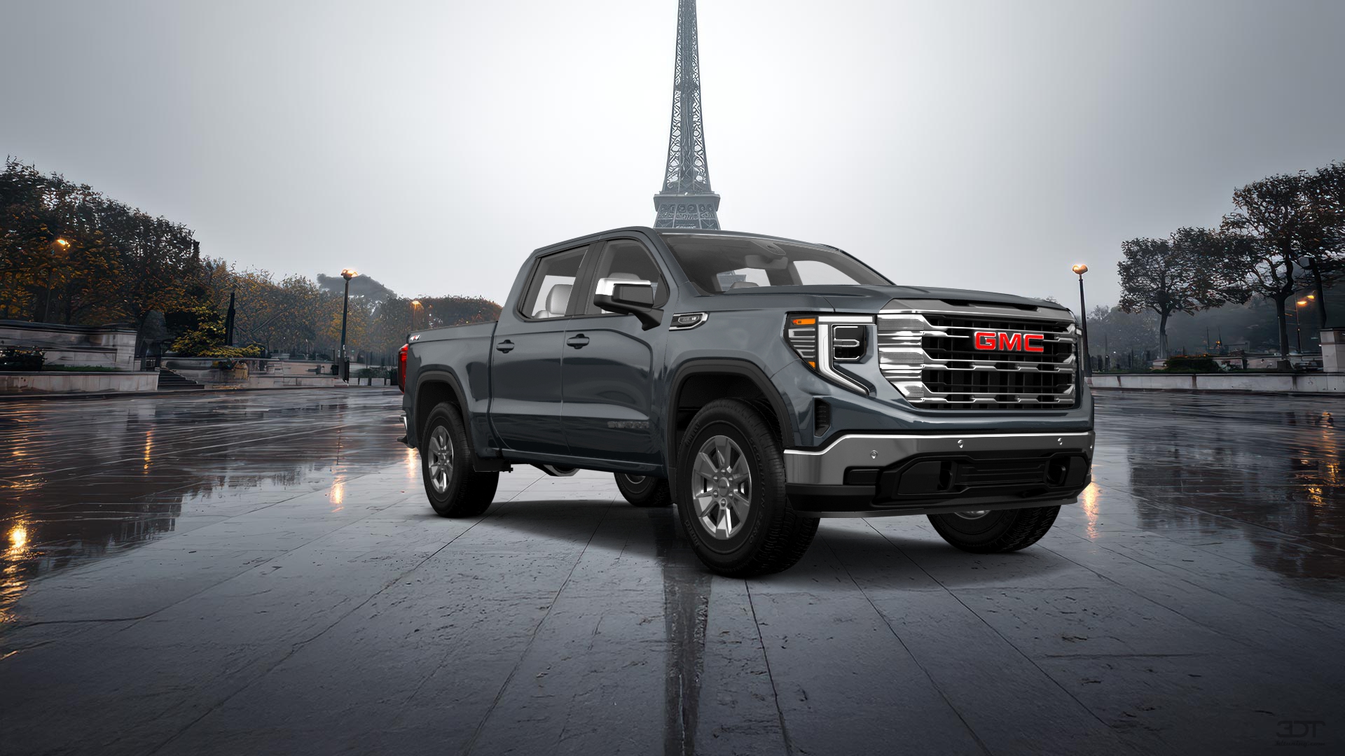 GMC Sierra 1500 Crew Cab 5.8 ft box 4 Door pickup truck 2023 tuning