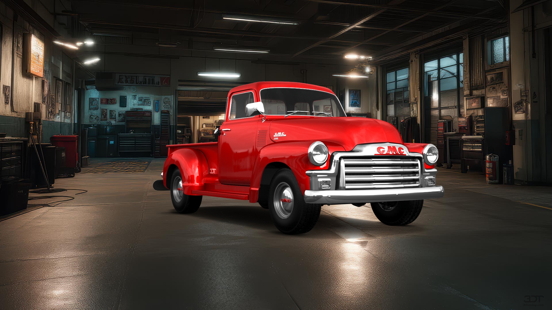 GMC 100 Stepside 2 Door pickup truck 1954 tuning