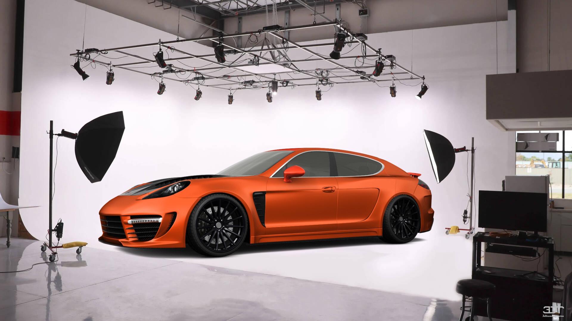 Porsche Panamera 4 door fastback saloon 2011 tuning