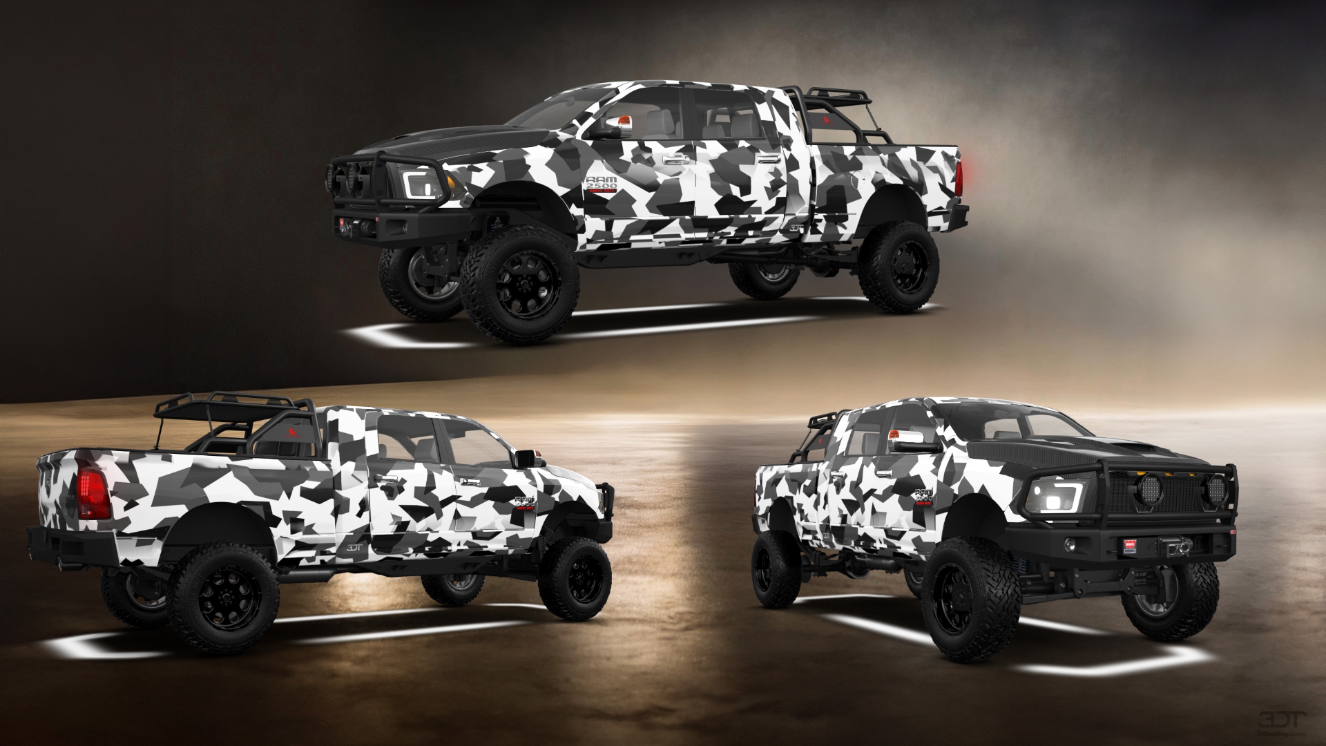 Dodge Ram 2500 Mega Cab 6.4 ft box 4 Door pickup truck 2010 tuning