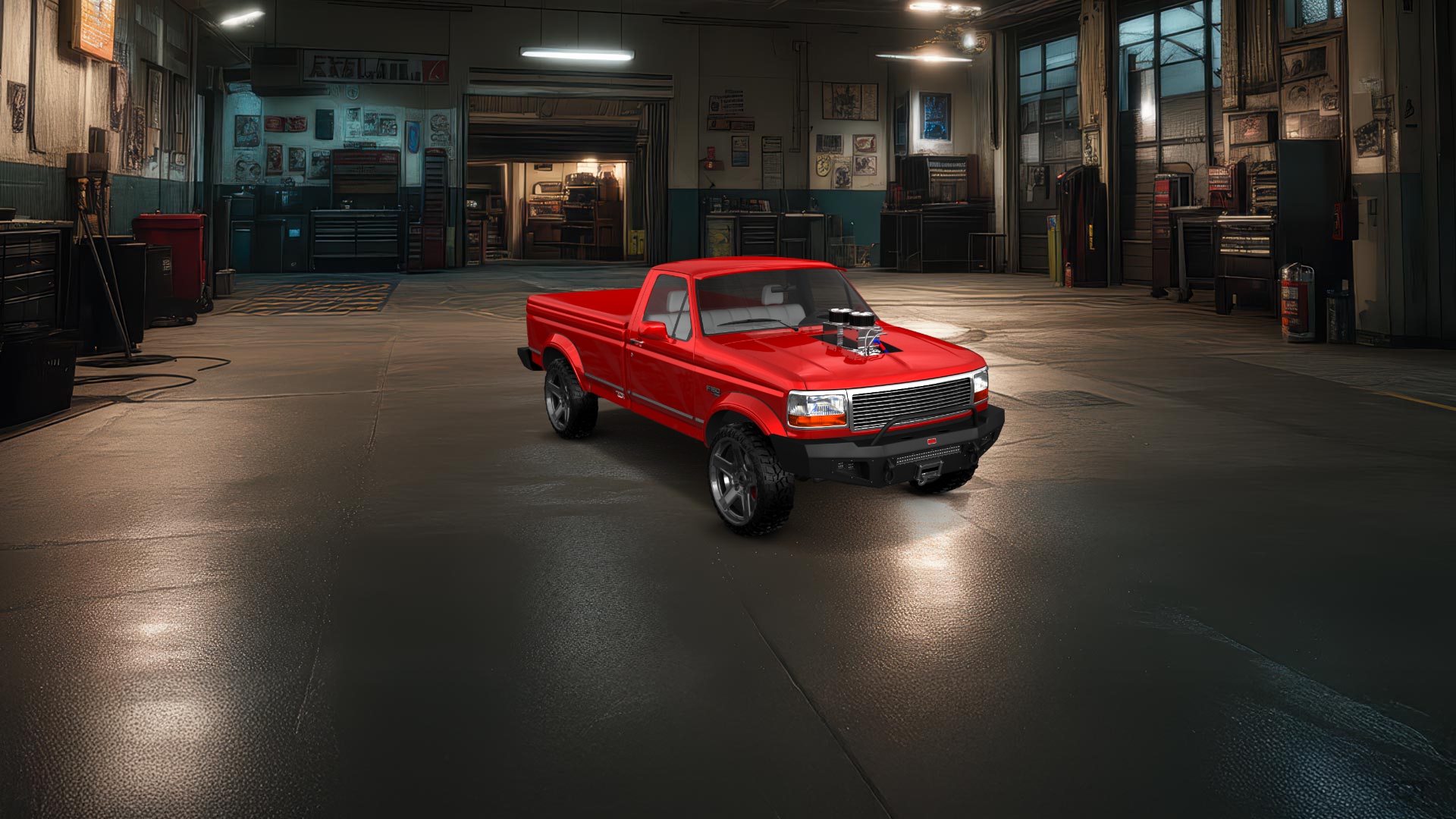 Ford F-150 Regular Cab 2 Door pickup truck 1992 tuning