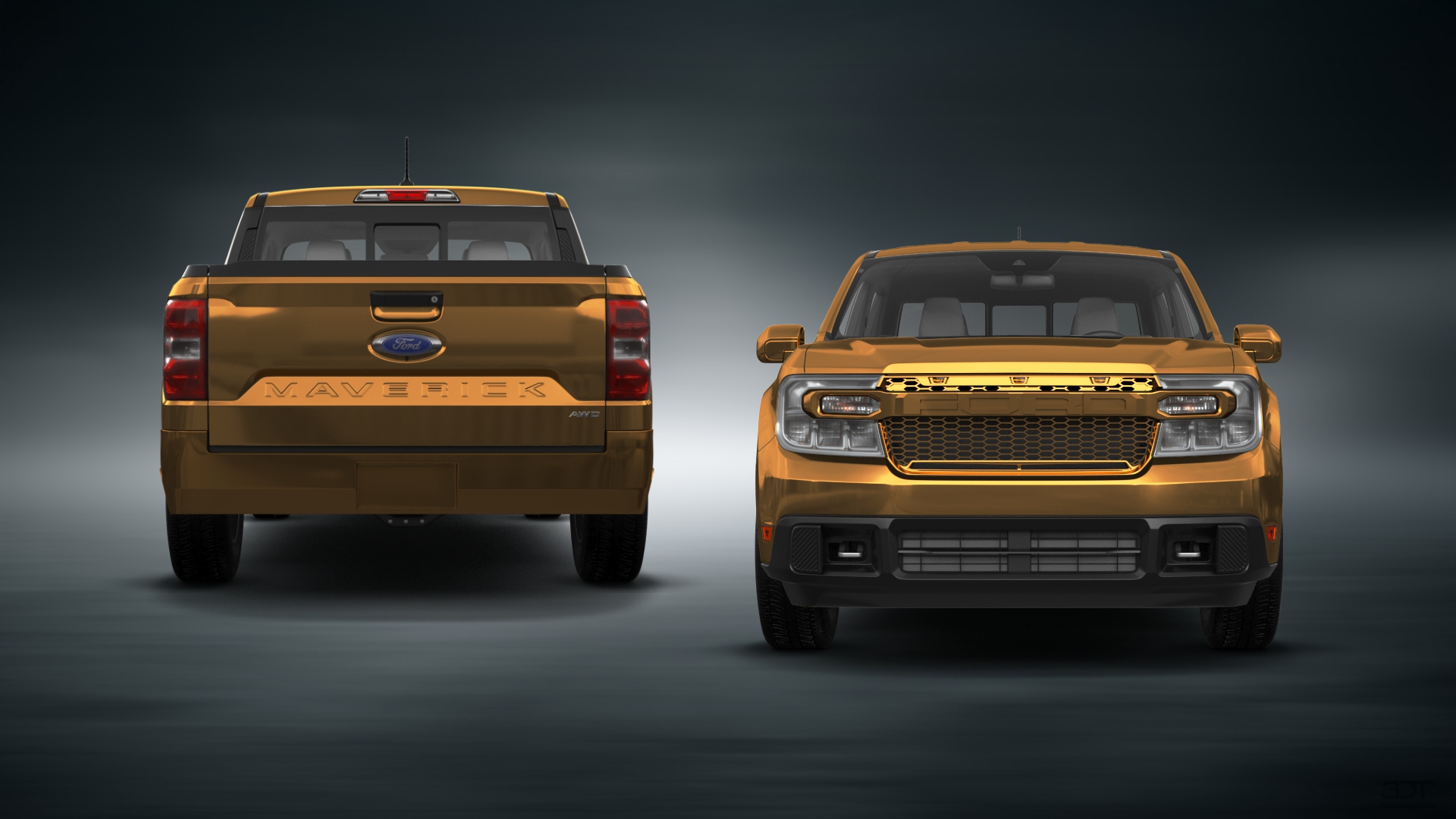 Ford Maverick 4 Door pickup truck 2022 tuning