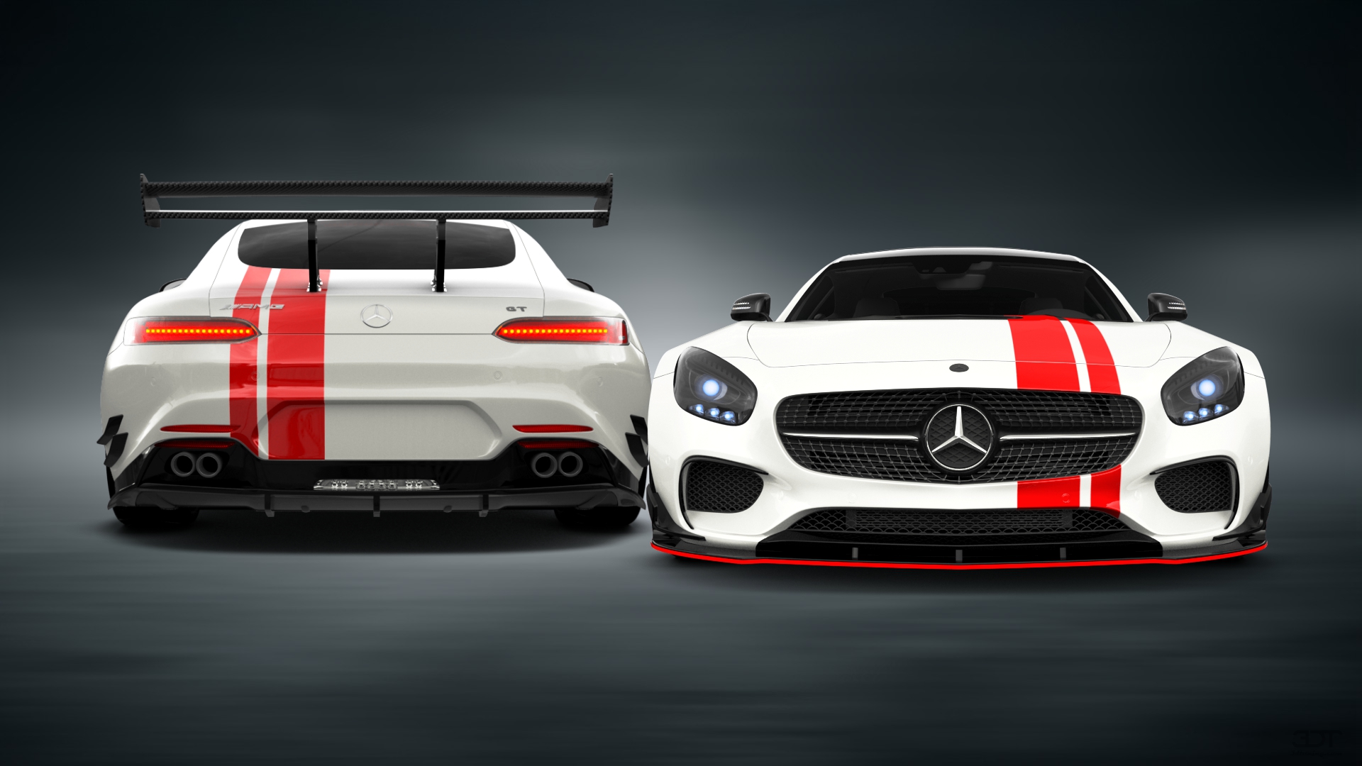 Mercedes AMG GT 2 door fastback coupe 2015 tuning