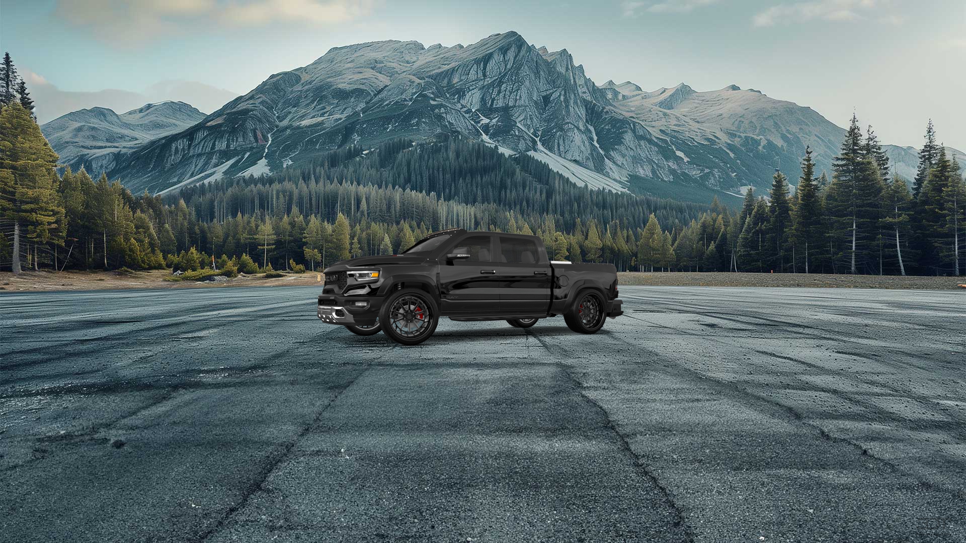 Dodge Ram 1500 TRX 4 Door pickup truck 2021