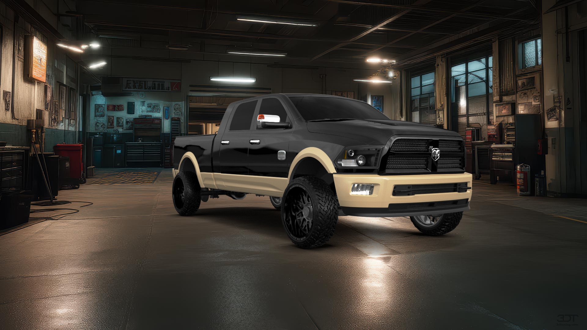 Dodge Ram 2500 Mega Cab 6.4 ft box 4 Door pickup truck 2010 tuning