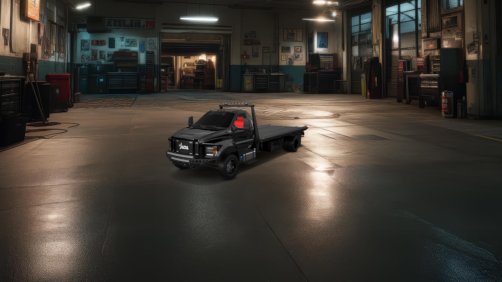 Ford F-650 Tow Truck Pickup 2016 tuning