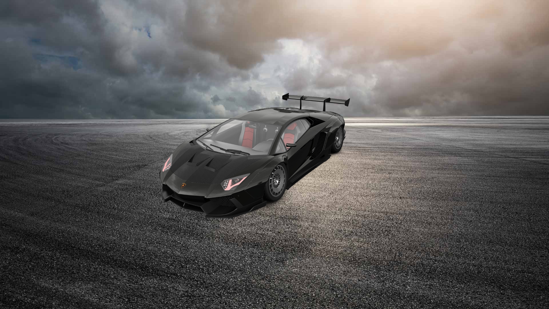 Lamborghini Aventador 2 Door Coupe 2012 tuning