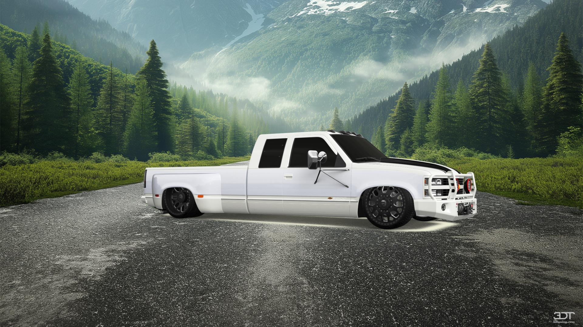 Chevrolet K3500 Extended Cab Pickup Truck 1988