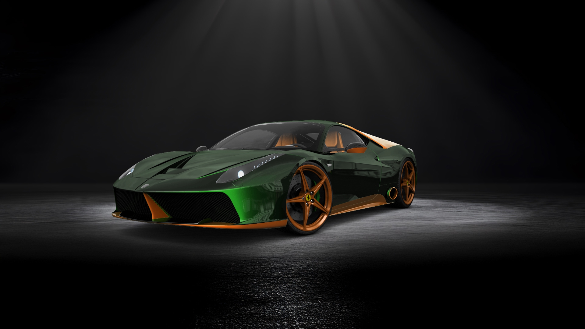 Ferrari 458 Italia 2 door spider 2010 tuning