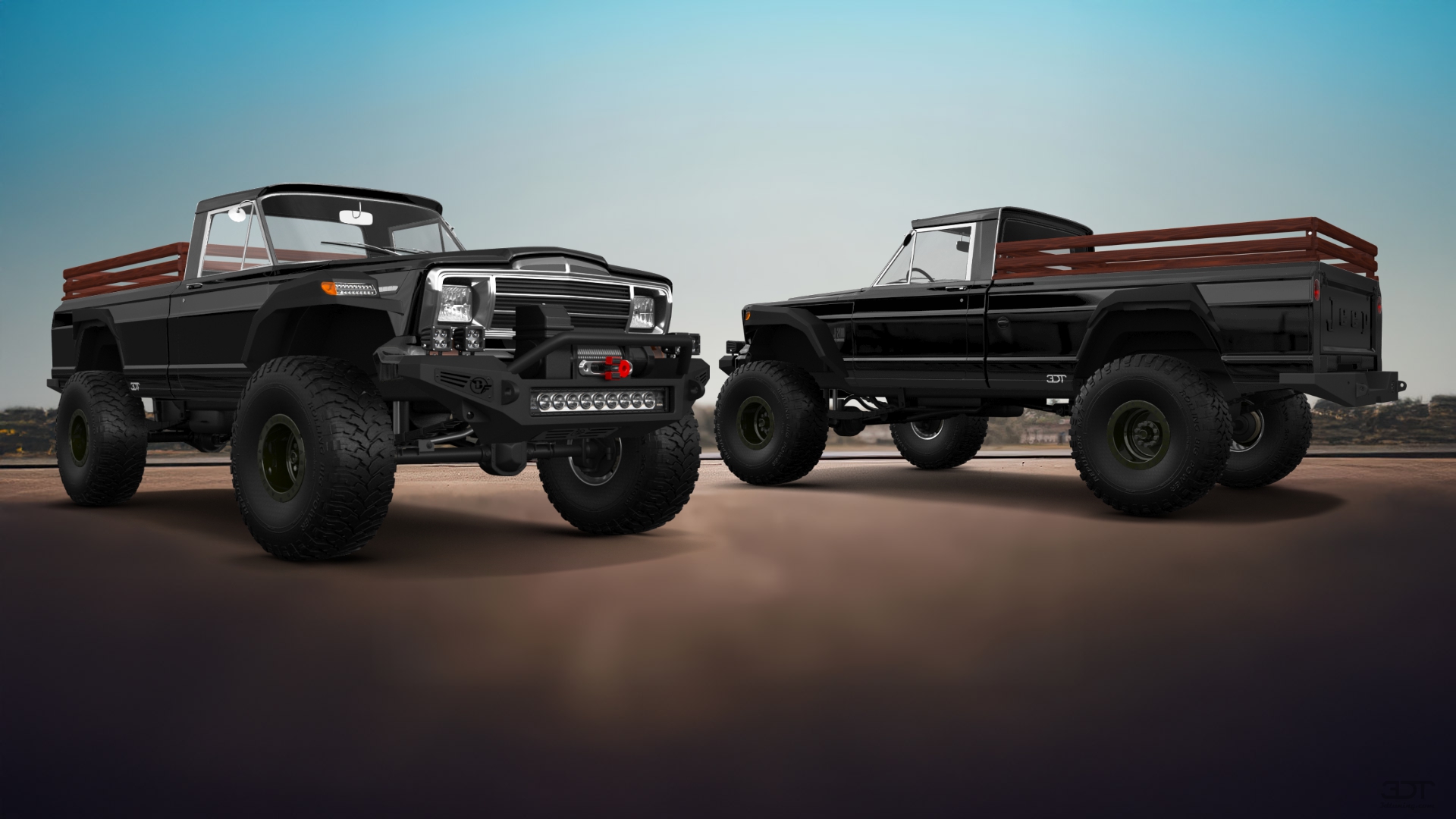 Jeep Gladiator SJ 2 Door pickup truck 1988 tuning