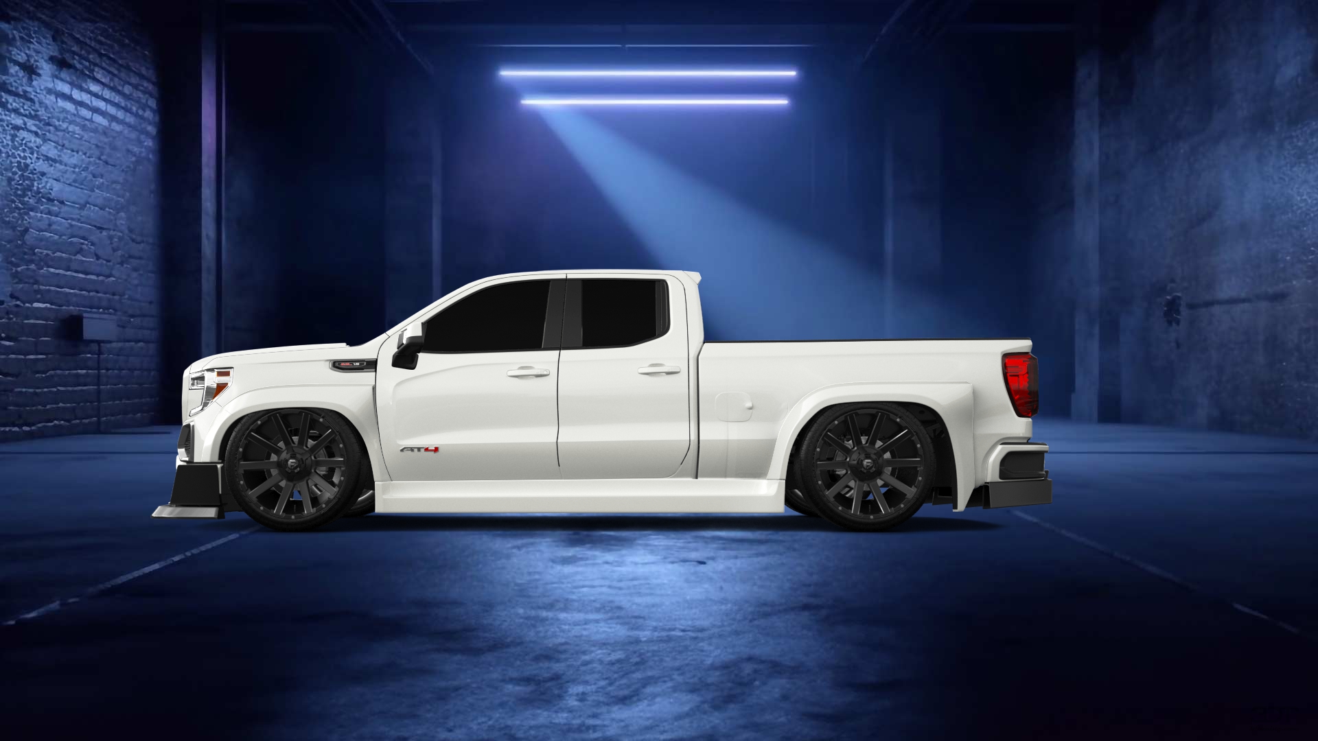 GMC Sierra 1500 4 Door pickup truck 2019 tuning