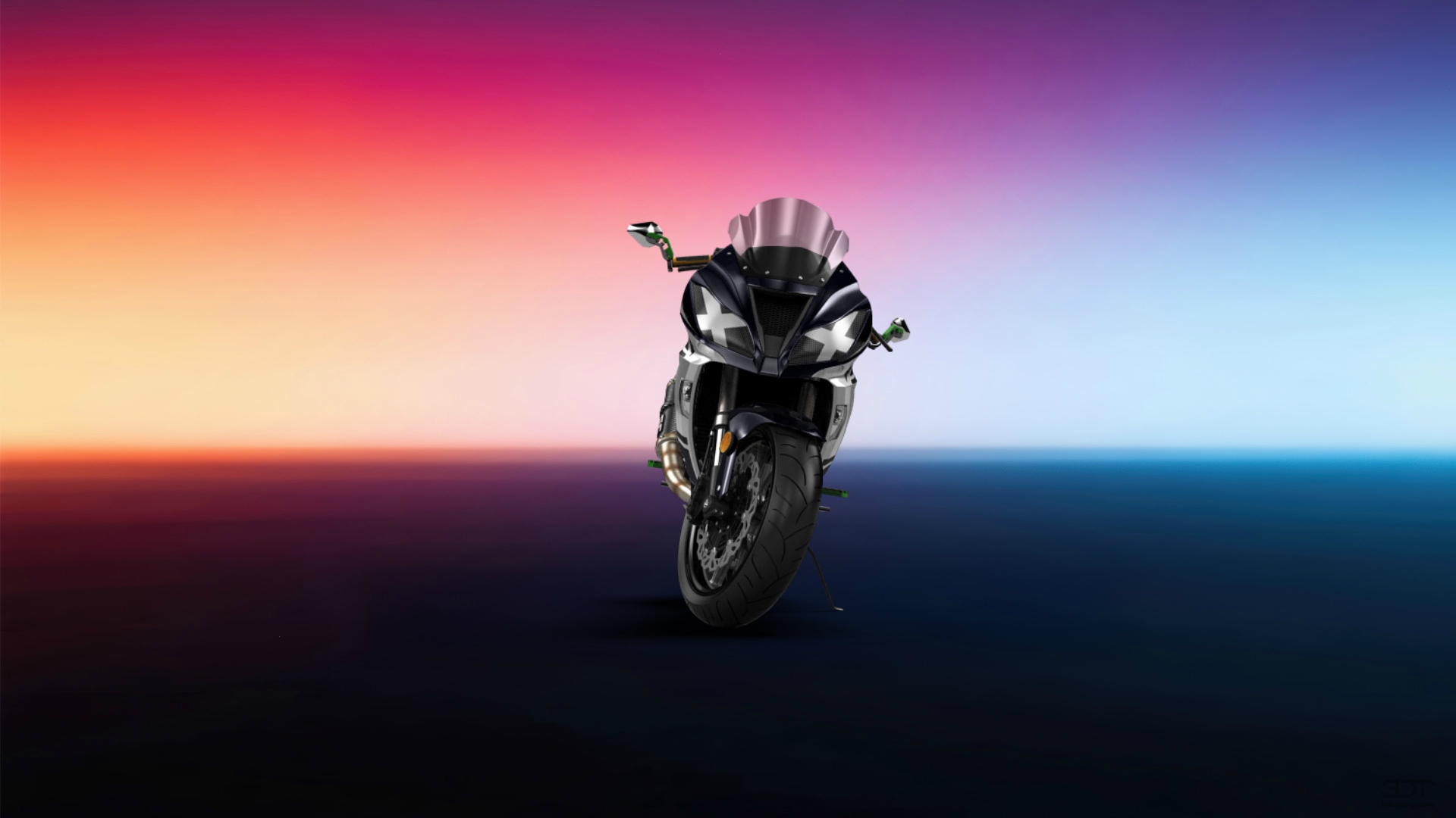 Kawasaki Ninja ZX 6R Sport Bike 2015 tuning