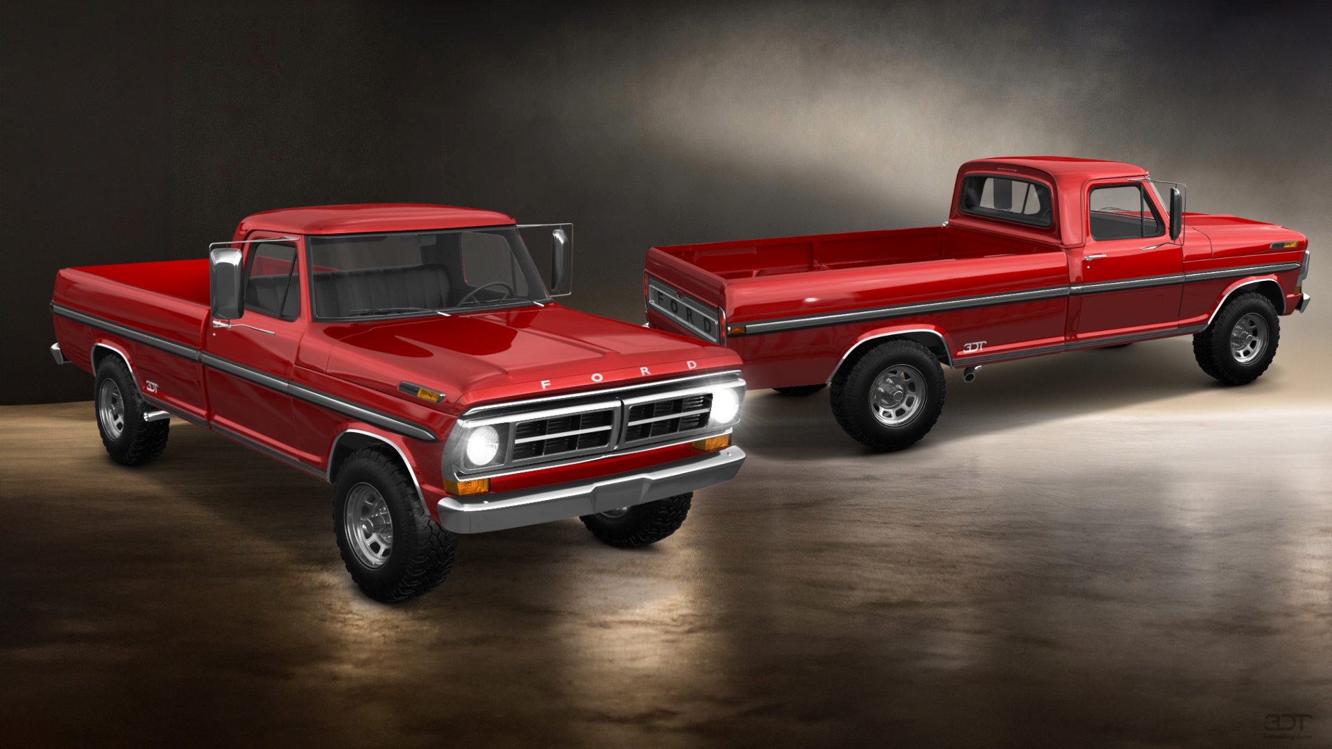 Ford F-250 2 Door pickup truck 1971